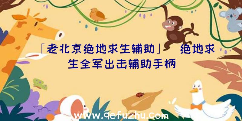 「老北京绝地求生辅助」|绝地求生全军出击辅助手柄
